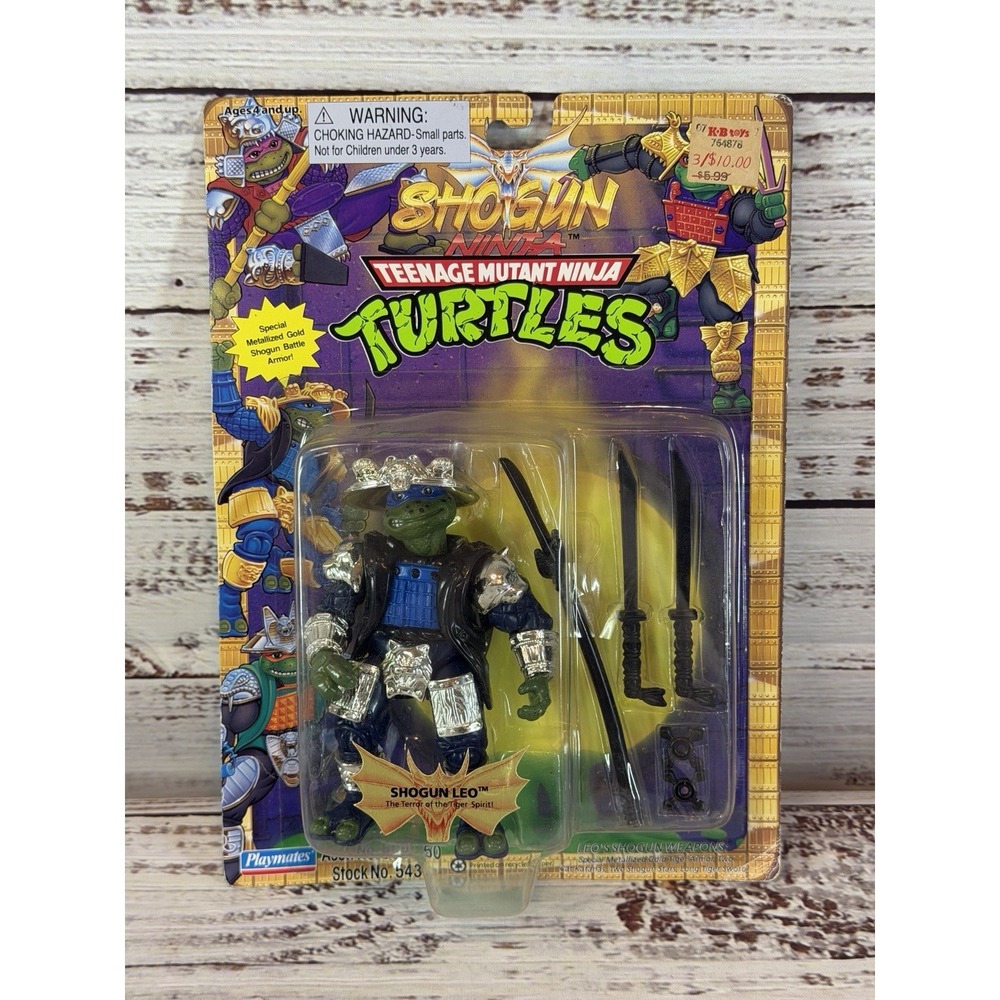 TMNT Shogun Leo Playmates MOC Sealed Vintage 1994 Action Figure 5431
